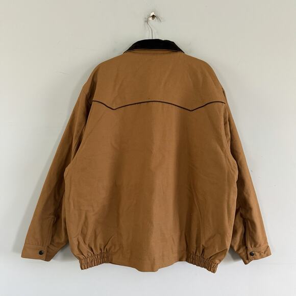 Outback Trading Company Trailblazer Canvas Tan Cotton Mens Jacket - Picture 6 of 8